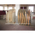 Banquet plywood round folding tables